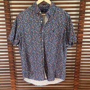 🎉NEW LISTING!🎉Ralph Lauren Navy Button-Down with Multicolor Floral Print